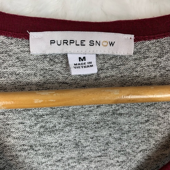 Purple Snow Trimmed Tee - Picture 6 of 8